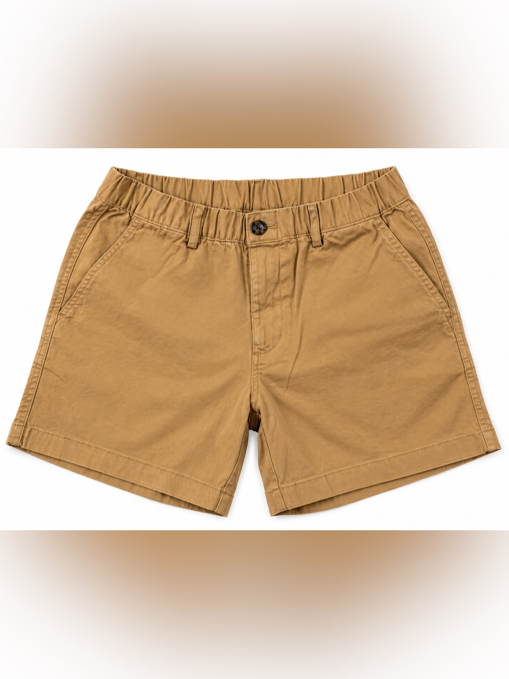 Bearbottom Stretch 5.5” Shorts Camel Tan Men’s Medium NWT